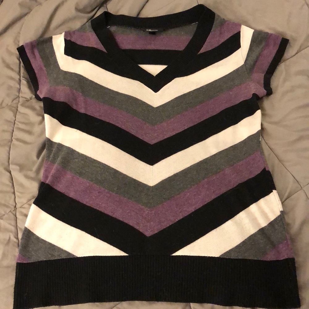 V-Neck Chevron Sweater